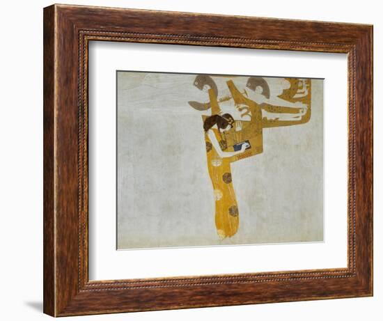 Beethovenfrieze, Allegory of Poetry-Gustav Klimt-Framed Giclee Print