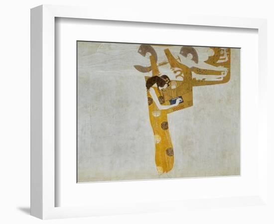 Beethovenfrieze, Allegory of Poetry-Gustav Klimt-Framed Giclee Print