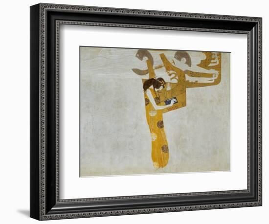 Beethovenfrieze, Allegory of Poetry-Gustav Klimt-Framed Giclee Print