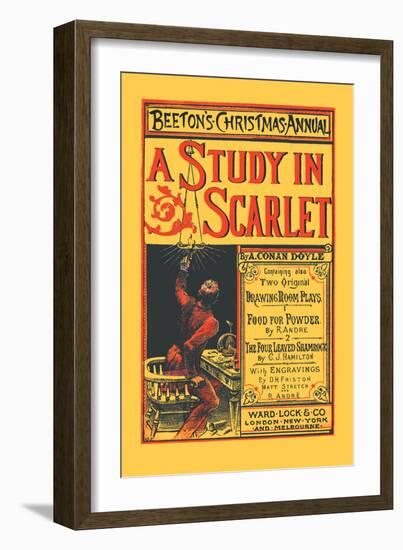 Beeton's Christmas Annual- A Study in Scarlet--Framed Art Print