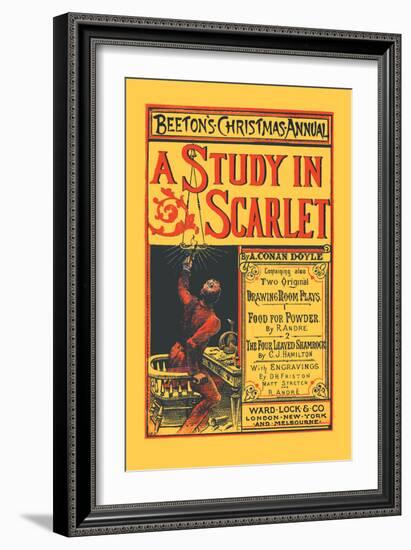 Beeton's Christmas Annual- A Study in Scarlet--Framed Art Print