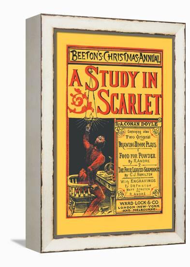 Beeton's Christmas Annual- A Study in Scarlet-null-Framed Stretched Canvas