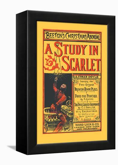 Beeton's Christmas Annual- A Study in Scarlet-null-Framed Stretched Canvas