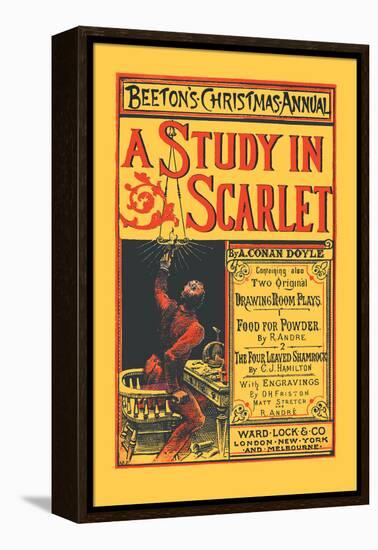 Beeton's Christmas Annual- A Study in Scarlet-null-Framed Stretched Canvas