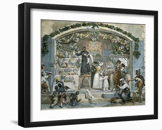 Befana in Rome-Jean-Baptiste Thomas-Framed Giclee Print