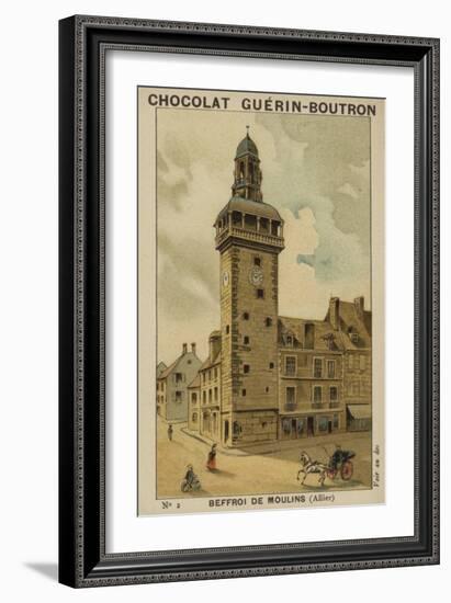 Beffroi De Moulins, Allier-null-Framed Giclee Print