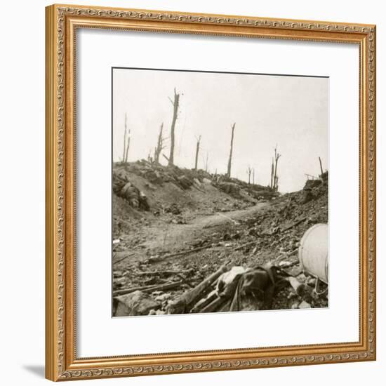 Before Chaulnes, Somme, northern France, c1914-c1918-Unknown-Framed Photographic Print