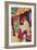 Before Hutladen (Woman with a Red Jacket and Child)-Auguste Macke-Framed Premium Giclee Print