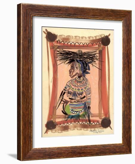 Before Modernisation, 2003-Oglafa Ebitari Perrin-Framed Giclee Print