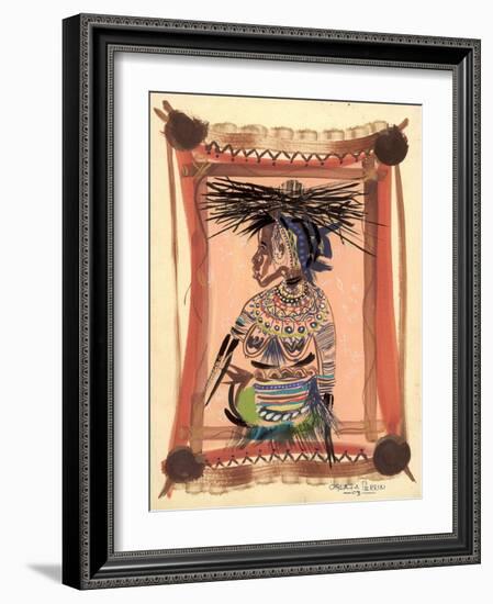 Before Modernisation, 2003-Oglafa Ebitari Perrin-Framed Giclee Print