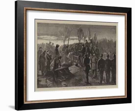 Before Paris, an Officer's Funeral, For God, King, and Fatherland-Henry Woods-Framed Giclee Print