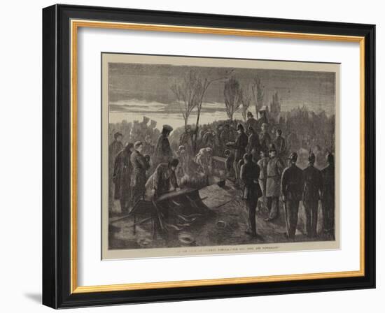 Before Paris, an Officer's Funeral, For God, King, and Fatherland-Henry Woods-Framed Giclee Print