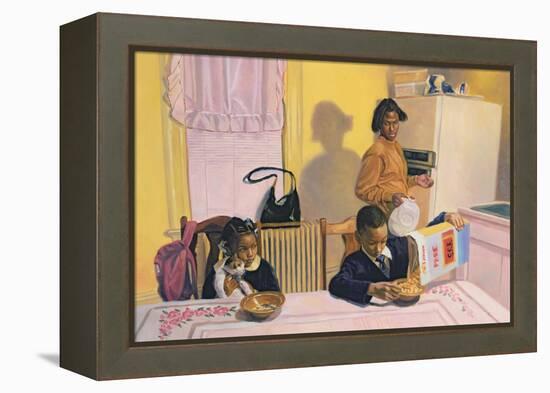 Before School, 1991-Colin Bootman-Framed Premier Image Canvas