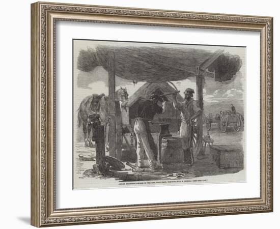 Before Sebastopol, Forge of the Left Siege Train-Edward Angelo Goodall-Framed Giclee Print