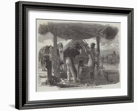 Before Sebastopol, Forge of the Left Siege Train-Edward Angelo Goodall-Framed Giclee Print