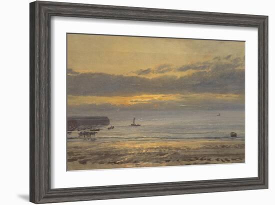 Before Sunrise, Scarborough - Low Water, 1878-Henry Moore-Framed Giclee Print