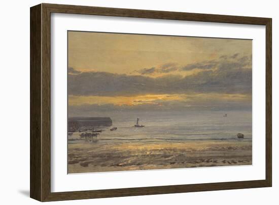 Before Sunrise, Scarborough - Low Water, 1878-Henry Moore-Framed Giclee Print