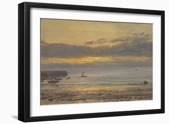 Before Sunrise, Scarborough - Low Water, 1878-Henry Moore-Framed Giclee Print