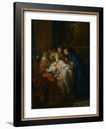 Before the Ball, 1735-Jean Francois de Troy-Framed Giclee Print