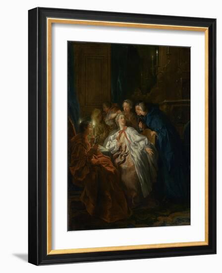 Before the Ball, 1735-Jean Francois de Troy-Framed Giclee Print