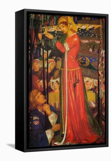 Before the Battle-Dante Gabriel Rossetti-Framed Stretched Canvas