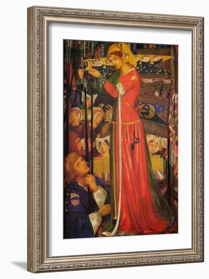 Before the Battle-Dante Gabriel Rossetti-Framed Art Print