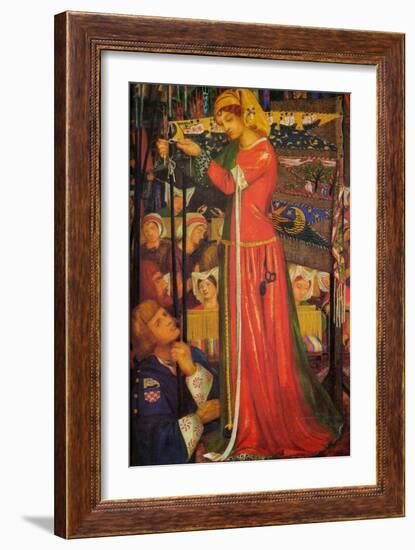 Before the Battle-Dante Gabriel Rossetti-Framed Art Print