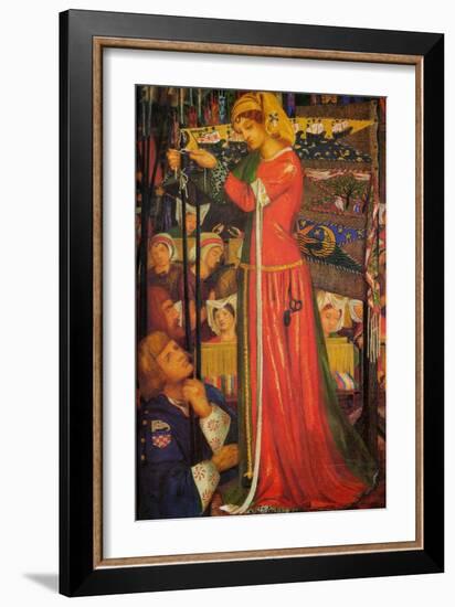 Before the Battle-Dante Gabriel Rossetti-Framed Art Print