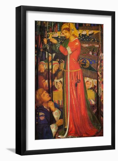 Before the Battle-Dante Gabriel Rossetti-Framed Art Print