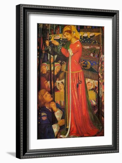 Before the Battle-Dante Gabriel Rossetti-Framed Art Print