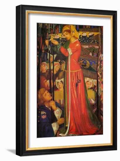 Before the Battle-Dante Gabriel Rossetti-Framed Art Print