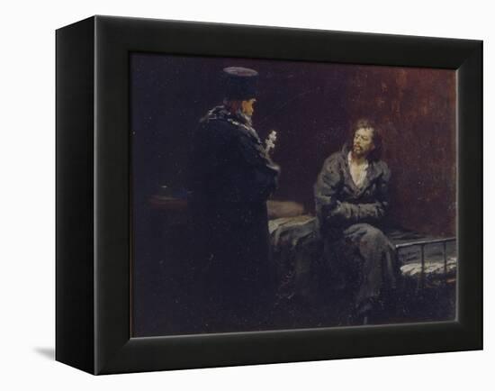 Before the Confession, 1879-1885-Ilya Yefimovich Repin-Framed Premier Image Canvas