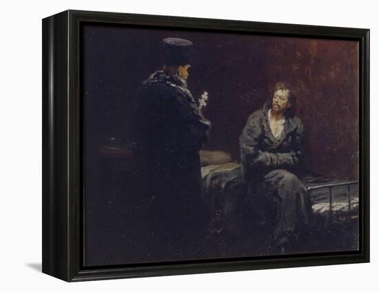 Before the Confession, 1879-1885-Ilya Yefimovich Repin-Framed Premier Image Canvas