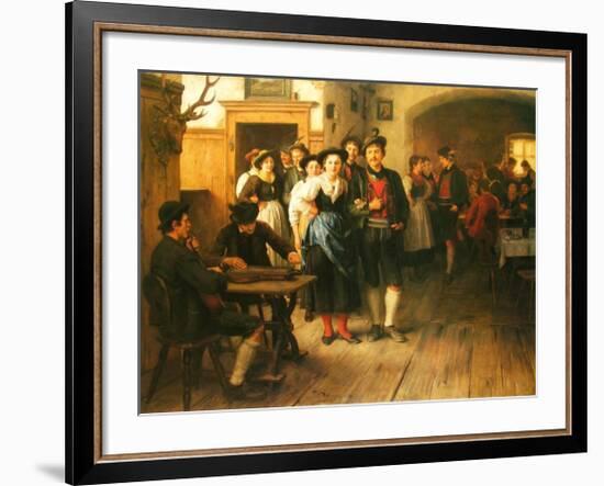 Before the Dance-Franz Von Defregger-Framed Art Print