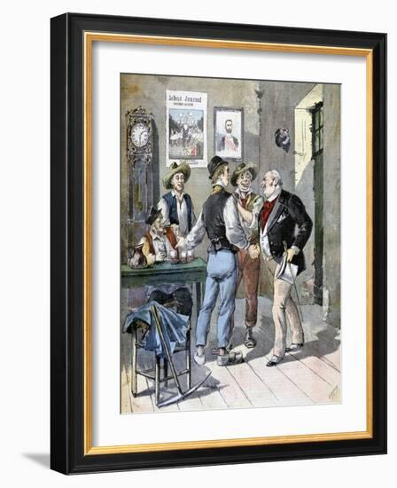 Before the Election, 1893-Henri Meyer-Framed Giclee Print