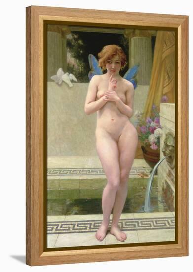 Before the Fountain-Guillaume Seignac-Framed Premier Image Canvas