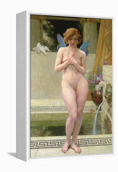 Before the Fountain-Guillaume Seignac-Framed Premier Image Canvas