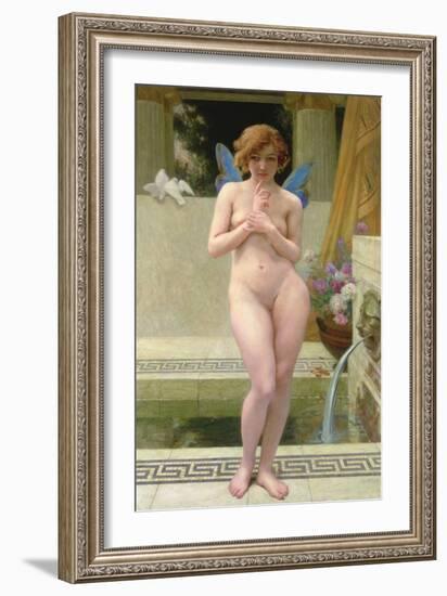 Before the Fountain-Guillaume Seignac-Framed Giclee Print