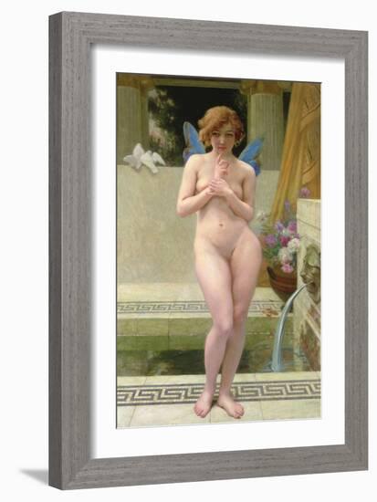 Before the Fountain-Guillaume Seignac-Framed Giclee Print