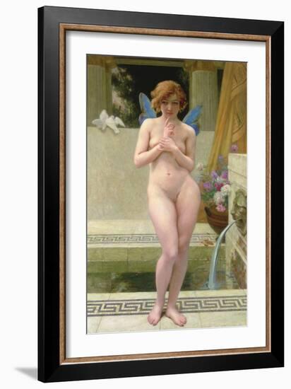 Before the Fountain-Guillaume Seignac-Framed Giclee Print