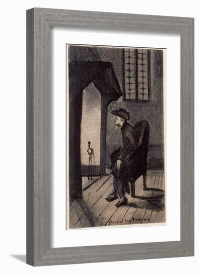 Before the Hearth-Vincent van Gogh-Framed Art Print