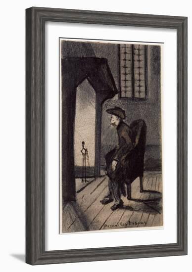 Before the Hearth-Vincent van Gogh-Framed Art Print