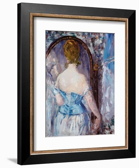 Before the Mirror-Edouard Manet-Framed Art Print