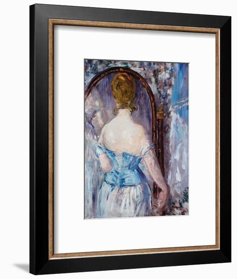 Before the Mirror-Edouard Manet-Framed Art Print