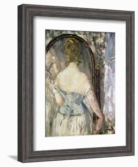 Before the Mirror-Edouard Manet-Framed Giclee Print