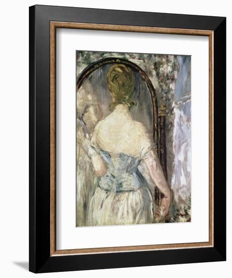 Before the Mirror-Edouard Manet-Framed Giclee Print