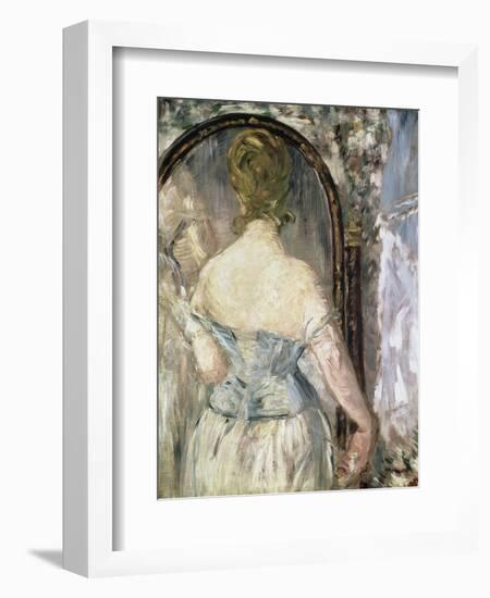 Before the Mirror-Edouard Manet-Framed Giclee Print