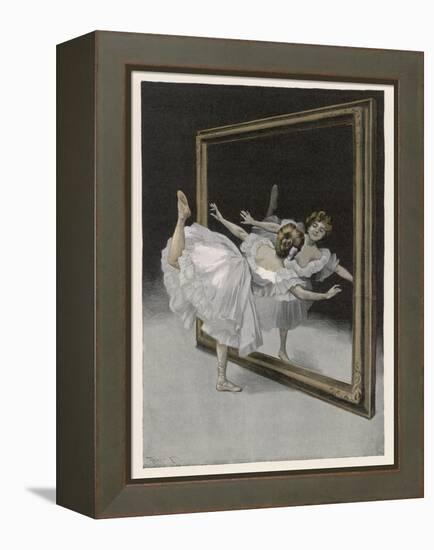 Before the Mirror-Ferdinand Von Reznicek-Framed Stretched Canvas