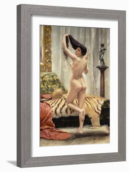 Before the Mirror-Robert Barrett Browning-Framed Giclee Print