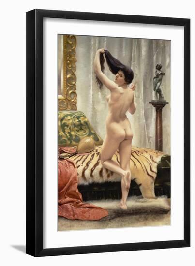 Before the Mirror-Robert Barrett Browning-Framed Giclee Print